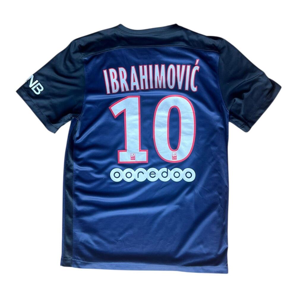 2015/16 Nike PSG Ibrahimovic Player Issue Home Jersey - Size S